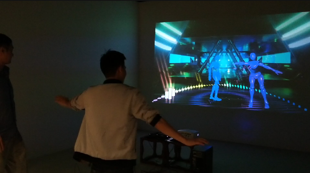 AR體感互動(dòng)游戲展示效果