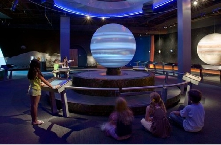 天文科普館 天文科普館球幕投影展示