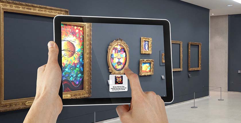 AR 平板AR畫框內(nèi)容展示