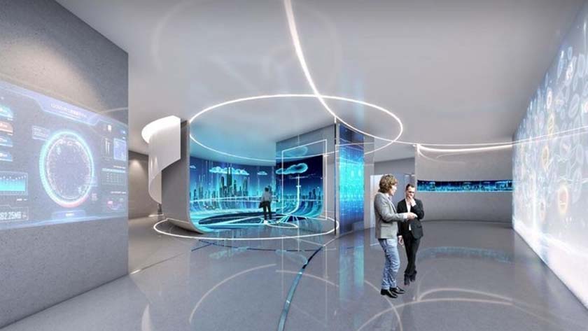 多媒體互動技術 企業(yè)數(shù)字展廳中的多媒體互動技術