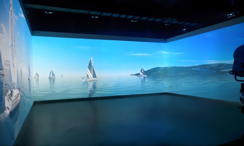 三折幕投影制作 三折幕投影制作效果圖