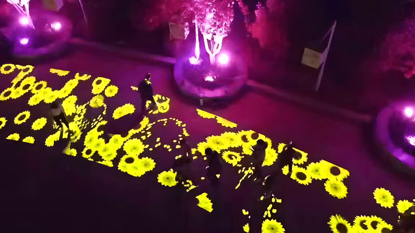 商業(yè)街地面互動投影 商業(yè)街地面互動投影效果圖