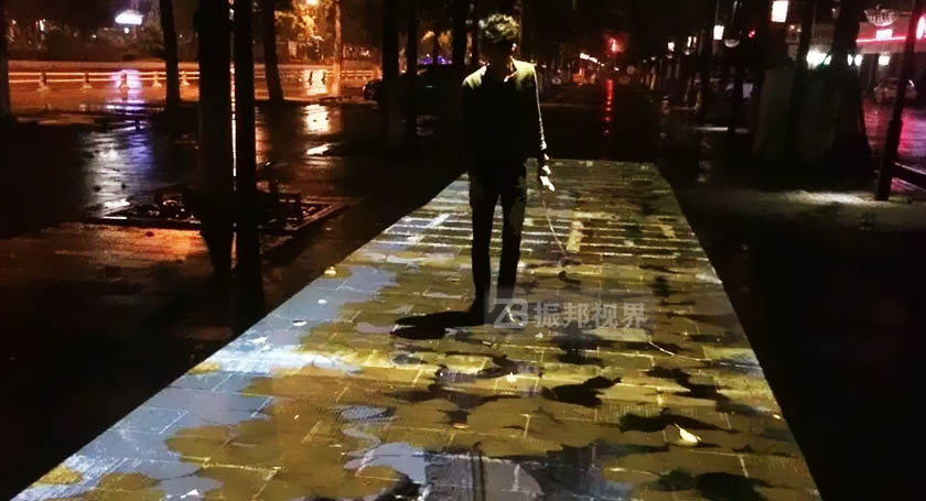 戶外地面互動投影 戶外地面互動投影效果展示