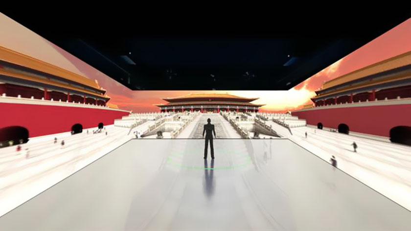 紅色主題展廳沉浸式投影 紅色主題展廳沉浸式投影效果展示