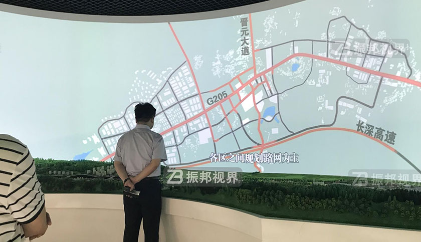 多媒體沙盤 城市規(guī)劃館中的多媒體沙盤