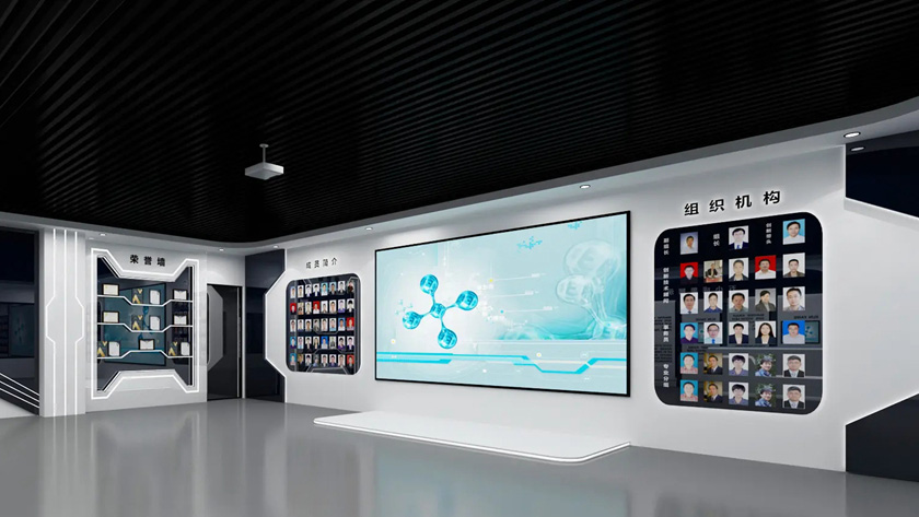 數(shù)字化展廳中的拼接大屏 數(shù)字化展廳中的拼接大屏