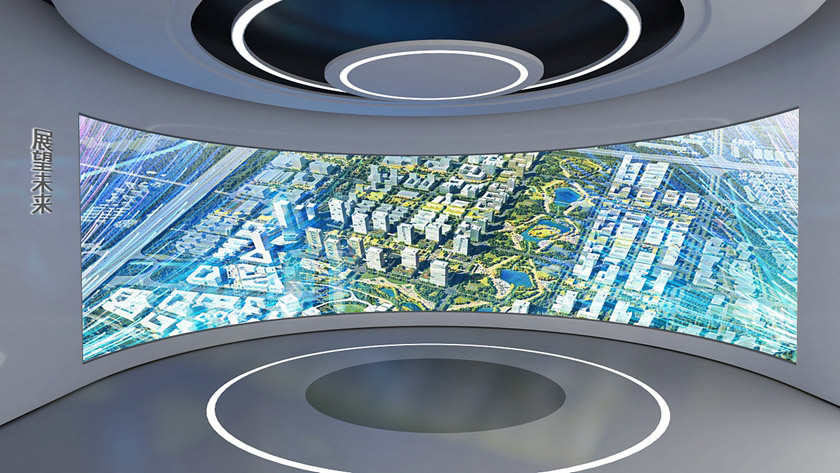 弧幕影院制作效果圖 弧幕影院制作效果圖