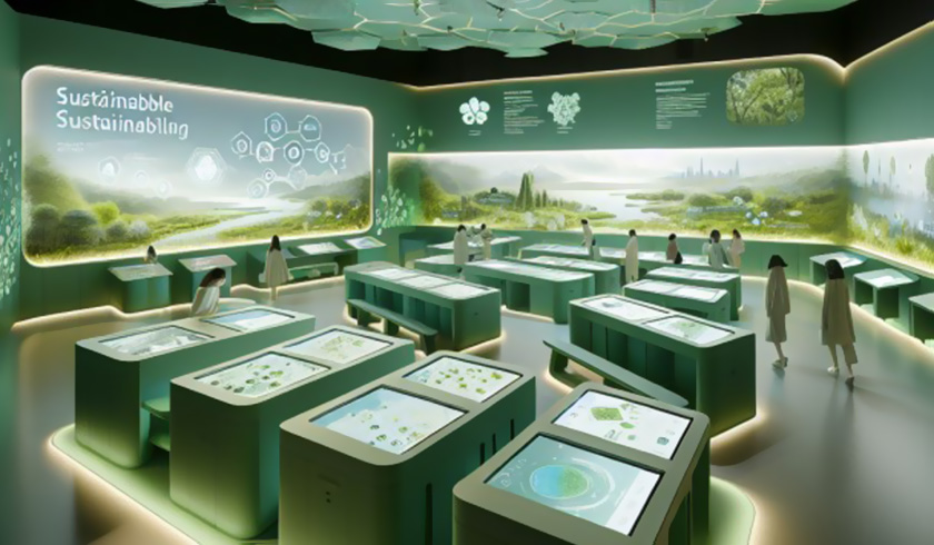 環(huán)保主題展廳觸摸大屏 環(huán)保主題展廳觸摸大屏