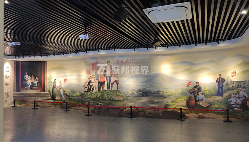 歷史博物館中的半景畫 歷史博物館中的半景畫