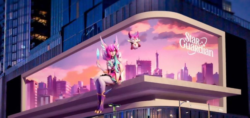 地標建筑裸眼3D廣告 地標建筑裸眼3D廣告