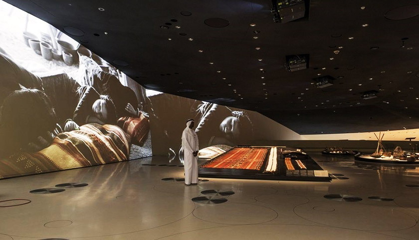 數(shù)字博物館中的墻面投影 數(shù)字博物館中的墻面投影