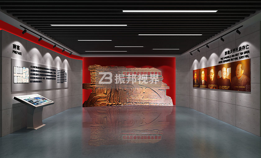 禁毒教育館序廳設(shè)計效果圖