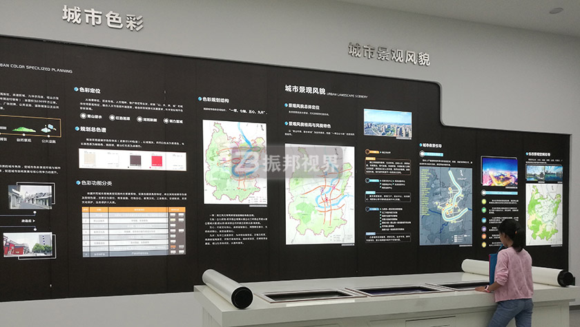 城鄉(xiāng)規(guī)劃館智能觸控互動屏幕展項 城鄉(xiāng)規(guī)劃館智能觸控互動屏幕展項