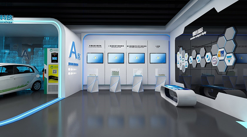 新能源汽車(chē)展廳設(shè)計(jì)效果圖