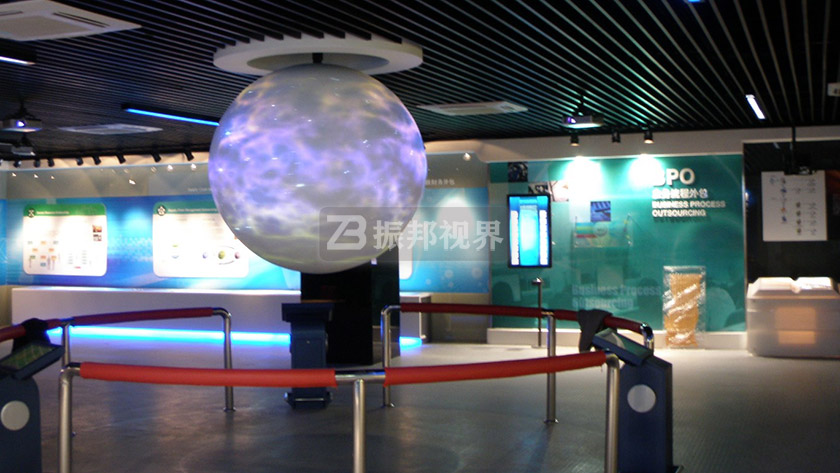 科學(xué)教育館中的球幕投影裝置