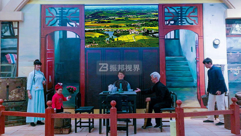 鄉(xiāng)村振興展廳半景畫裝置 鄉(xiāng)村振興展廳半景畫裝置