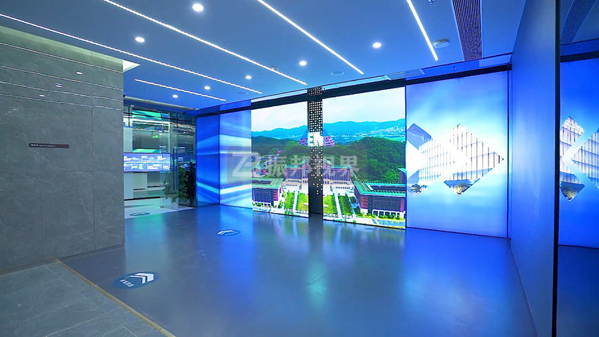 企業(yè)數(shù)字展廳開合門設計效果圖