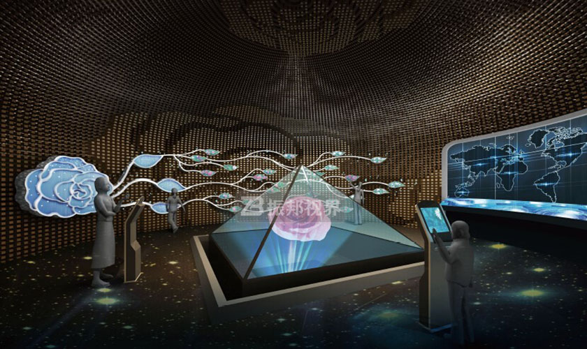 數(shù)字化博物館全息展示柜效果圖 數(shù)字化博物館全息展示柜效果圖