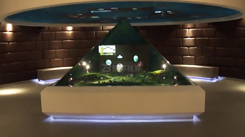 房地產(chǎn)展廳全息展示柜 房地產(chǎn)展廳全息展示柜