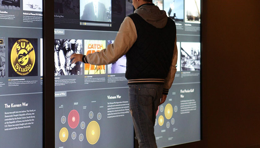 數(shù)字史館墻面互動(dòng)