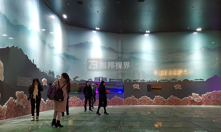 城市會(huì)客廳墻面投影