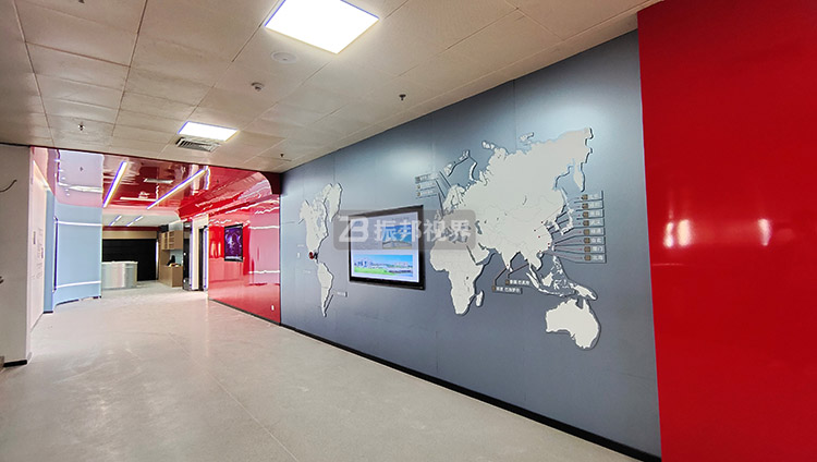 紅色文化館地圖觸控屏