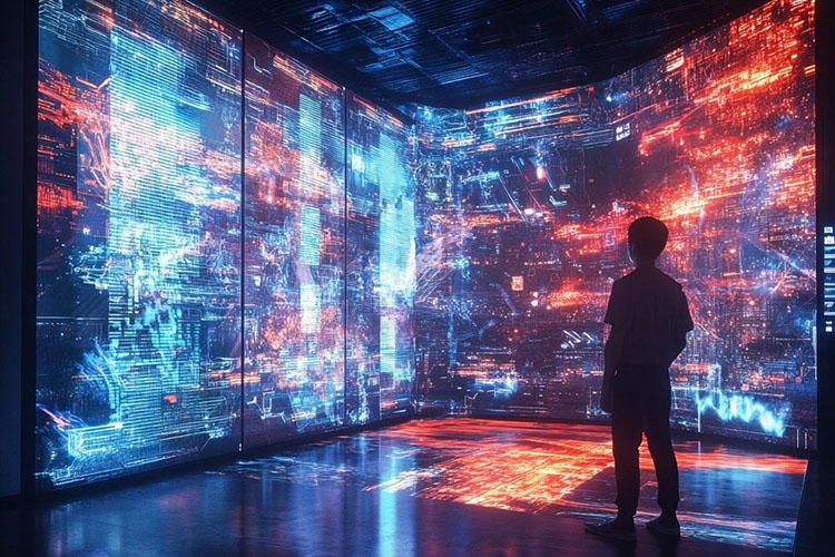 展館沉浸式投影空間