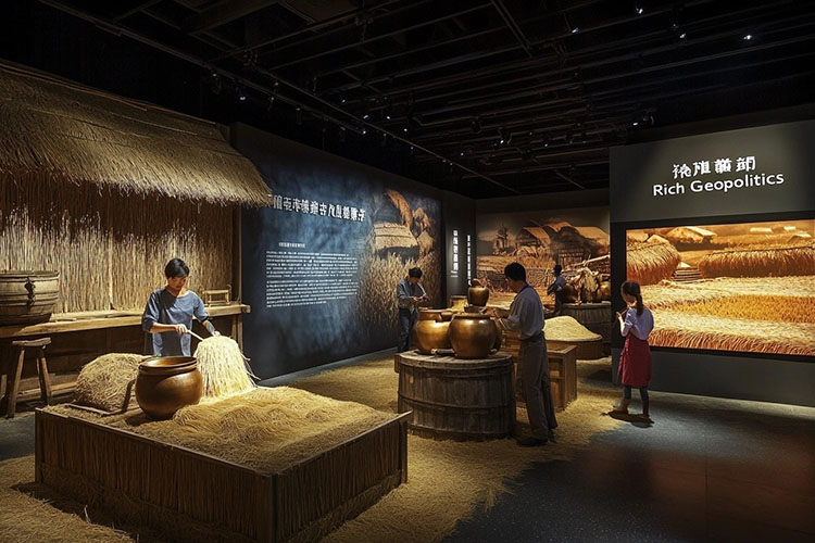 鄉(xiāng)村振興展廳場景還原