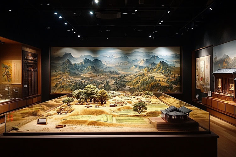 鄉(xiāng)村振興展廳沙盤展示