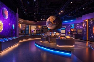 破界升級！科普館改造融合前沿?cái)?shù)字方案，重塑未來感互動展示空間。