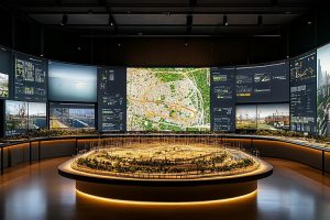 優(yōu)化城市規(guī)劃展示館設(shè)計(jì)方案：交互技術(shù)應(yīng)用與前沿趨勢(shì)整合實(shí)踐。